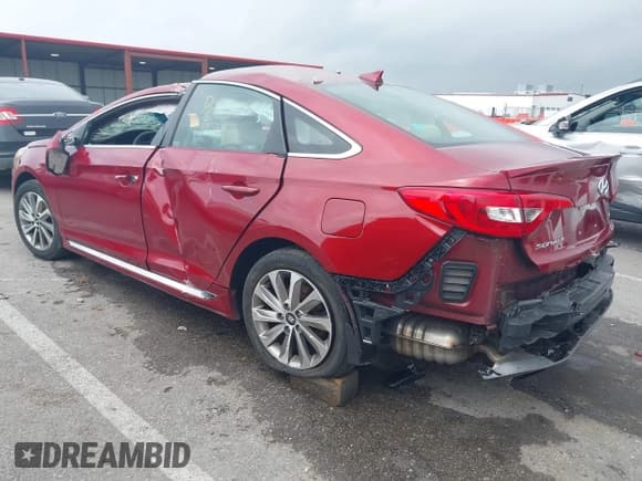 ✅ 2016 Hyundai Sonata Sport • VIN: 5NPE34AF2GH265586 • Лот: 43278064. Опубликован ранее на IAAI с пробегом Не указан. Бесплатный доступ к архиву аукционных продаж из США и подробный отчёт об истории автомобиля на DreamBid. Изображение 3.