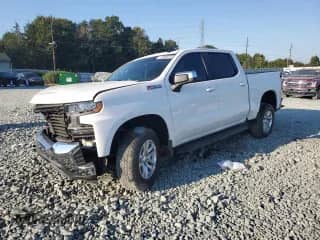 2019 Chevrolet Silverado 1500 LT with VIN 3GCUYDED4KG128219, listed as a Copart auction lot 71629015 with Not provided miles and Salvage title. Bid and sale history available at DreamBid. Image 1.