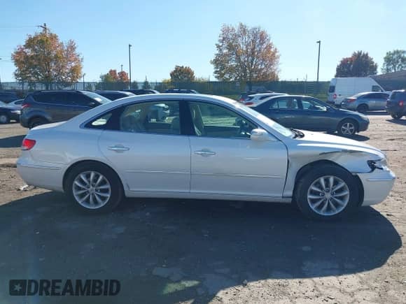 2007 Hyundai Azera SE with VIN KMHFC46F07A229069, listed as a IAAI auction lot 43510048 with 90,072 mi miles and . Bid and sale history available at DreamBid. Image 13.