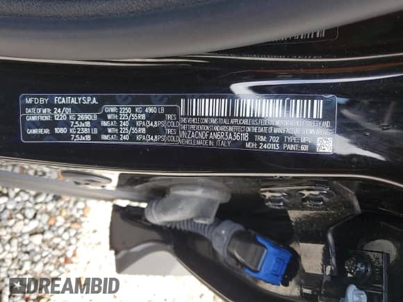 2024 Dodge Hornet GT с VIN ZACNDFAN6R3A36118, выставлен на аукционе Copart как лот 51950085 с пробегом 12 020 миль миль и Списание • Salvage title. История ставок и продаж доступна на DreamBid. Изображение 14.