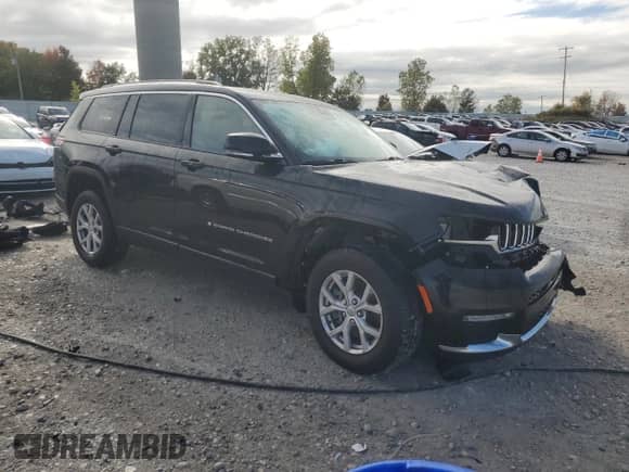 2021 Jeep Grand Cherokee Limited with VIN 1C4RJKBG5M8122015, listed as a Copart auction lot 86530835 with 41,831 mi miles and Salvage title. Bid and sale history available at DreamBid. Image 4.