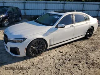 ✅ 2022 BMW 7 Series 750i xDrive • VIN: WBA7U2C00NCG88047 • Lot: 60972764. Listed on Copart with 52,326 mi. Free auction sales archive from the USA and detailed vehicle history report at DreamBid. Image 1.