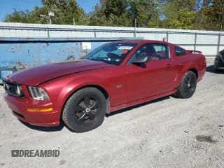 ✅ 2005 Ford Mustang GT Deluxe • VIN: 1ZVFT82H855218777 • Лот: 86161145. Опубликован ранее на Copart с пробегом 102 037 миль. Бесплатный доступ к архиву аукционных продаж из США и подробный отчёт об истории автомобиля на DreamBid. Изображение 1.