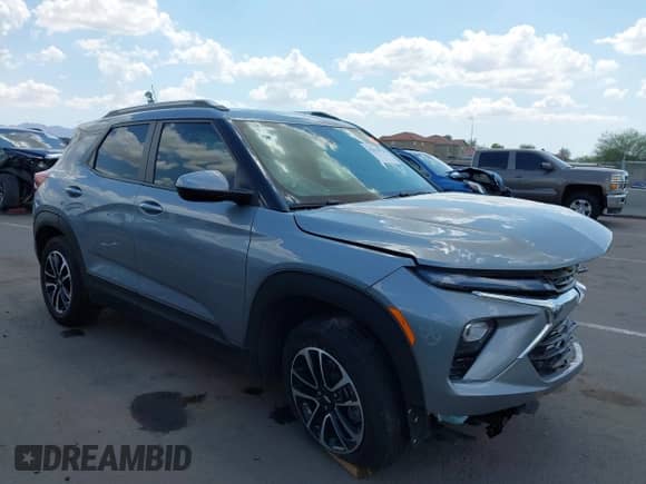 2024 Chevrolet TrailBlazer LT с VIN KL79MPS20RB102237, выставлен на аукционе IAAI как лот 42418174 с пробегом 14 127 миль миль и . История ставок и продаж доступна на DreamBid. Изображение 1.