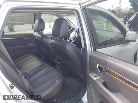 2010 Hyundai Santa Fe Limited with VIN 5NMSKDAG5AH388480, listed as a IAAI auction lot 43391801 with 109,365 mi miles and . Bid and sale history available at DreamBid. Image 8.