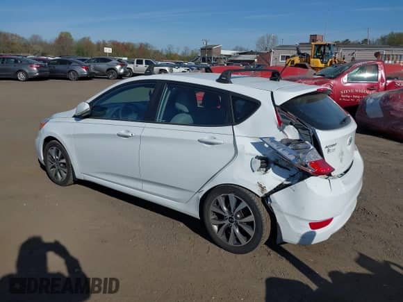 2017 Hyundai Accent Sport with VIN KMHCU5AE4HU336243, listed as a IAAI auction lot 42071434 with 89,345 mi miles and . Bid and sale history available at DreamBid. Image 18.