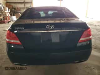 2014 Hyundai Equus Ultimate with VIN KMHGH4JH9EU090327, listed as a Copart auction lot 86125105 with 96,670 mi miles and Salvage title. Bid and sale history available at DreamBid. Image 6.