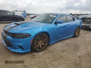 2015 Dodge Charger SRT Hellcat z VIN 2C3CDXL99FH791075, wystawiony jako Copart lot #54484085 z przebiegiem 112 704 mil mil oraz Czysty tytuł • Clean title. Historia ofert i sprzedaży dostępna na DreamBid. Obrazek 1.