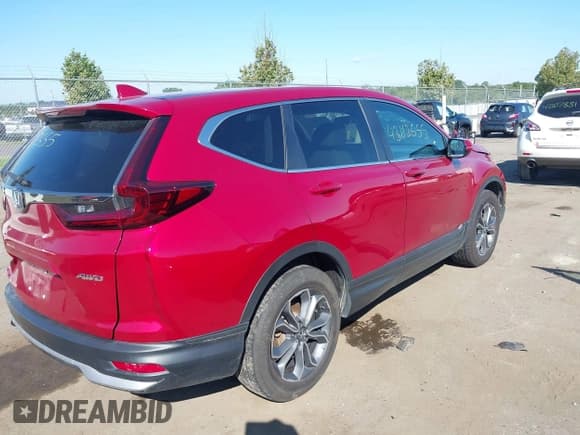 ✅ 2022 Honda CR-V EX • VIN: 2HKRW2H51NH629097 • Lot: 43112555. Wystawiony na IAAI z przebiegiem 97 433 mil. Bezpłatny archiwum sprzedaży aukcyjnych z USA i szczegółowy raport historii pojazdu na DreamBid. Zdjęcie 4.