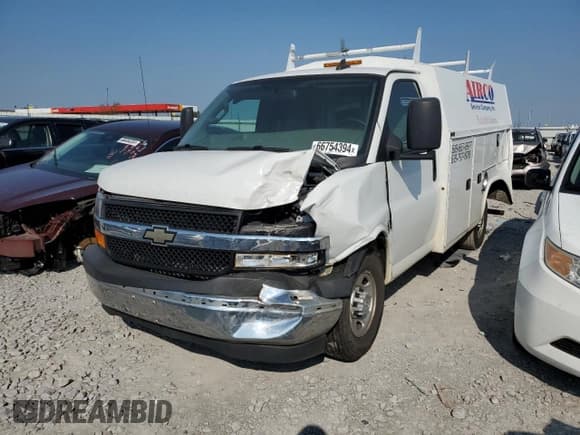 ✅ 2019 Chevrolet Express Commercial • VIN: 1GB0GRFG4K1196465 • Лот: 66754394. Опубликован ранее на Copart с пробегом 103 770 миль. Бесплатный доступ к архиву аукционных продаж из США и подробный отчёт об истории автомобиля на DreamBid. Изображение 1.