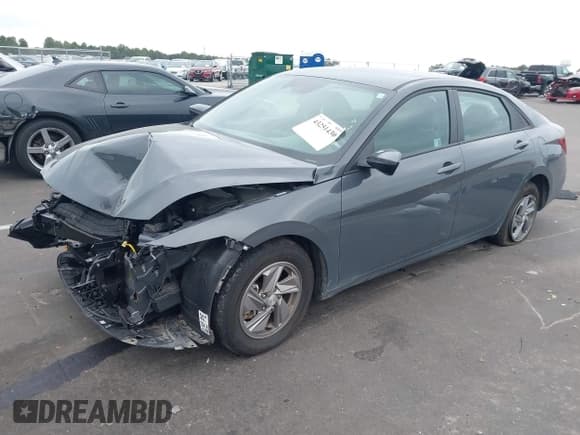 ✅ 2025 Hyundai Elantra SE • VIN: KMHLL4DG0SU877355 • Lot: 43251430. Listed on IAAI with 21,273 mi. Free auction sales archive from the USA and detailed vehicle history report at DreamBid. Image 2.