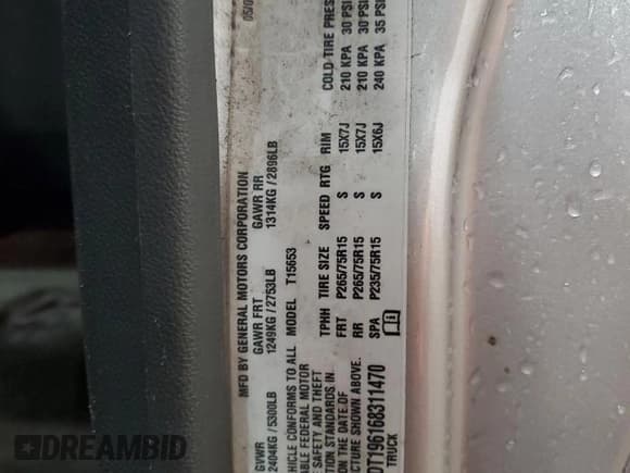 ✅ 2006 Chevrolet Colorado 1LT • VIN: 1GCDT196168311470 • Лот: 90621925. Опубликован ранее на Copart с пробегом 217 753 миль. Бесплатный доступ к архиву аукционных продаж из США и подробный отчёт об истории автомобиля на DreamBid. Изображение 12.