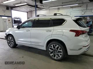 ✅ 2022 Hyundai Santa Fe Calligraphy • VIN: 5NMS5DALXNH378358 • Lot: 56159554. Wystawiony na Copart z przebiegiem 41 277 mil. Bezpłatny archiwum sprzedaży aukcyjnych z USA i szczegółowy raport historii pojazdu na DreamBid. Zdjęcie 2.
