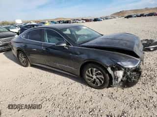 2022 Hyundai Sonata Blue z VIN KMHL24JJ4NA038589, wystawiony jako Copart lot #71921895 z przebiegiem 40 619 mil mil oraz Szkoda całkowita • Salvage title. Historia ofert i sprzedaży dostępna na DreamBid. Obrazek 4.