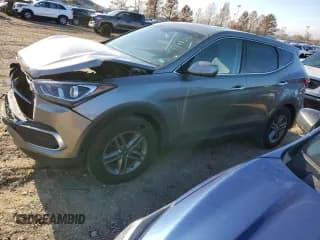 ✅ 2018 Hyundai Santa Fe 2.4L • VIN: 5NMZTDLB4JH090614 • Лот: 68172312. Опубликован ранее на Copart с пробегом 64 828 миль. Бесплатный доступ к архиву аукционных продаж из США и подробный отчёт об истории автомобиля на DreamBid. Изображение 1.