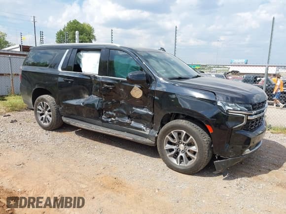 ✅ 2023 Chevrolet Suburban LS • VIN: 1GNSKBKD0PR149617 • Lot: 43227845. Listed on IAAI with 78,124 mi. Free auction sales archive from the USA and detailed vehicle history report at DreamBid. Image 1.