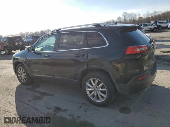 ✅ 2014 Jeep Cherokee Limited • VIN: 1C4PJMDS5EW190798 • Lot: 93390395. Listed on Copart with 148,045 mi. Free auction sales archive from the USA and detailed vehicle history report at DreamBid. Image 2.