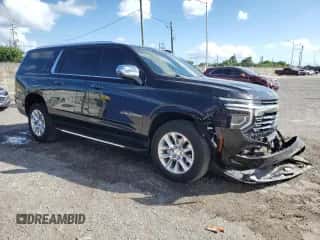 2025 Chevrolet Suburban Premier z VIN 1GNS6FRD2SR246005, wystawiony jako Copart lot #86817715 z przebiegiem 13 239 mil mil oraz Czysty tytuł • Clean title. Historia ofert i sprzedaży dostępna na DreamBid. Obrazek 4.