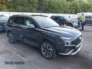 2023 Hyundai Santa Fe Calligraphy z VIN 5NMS5DAL9PH638512, wystawiony jako IAAI lot #43082782 z przebiegiem 39 825 mil mil oraz . Historia ofert i sprzedaży dostępna na DreamBid. Obrazek 1.