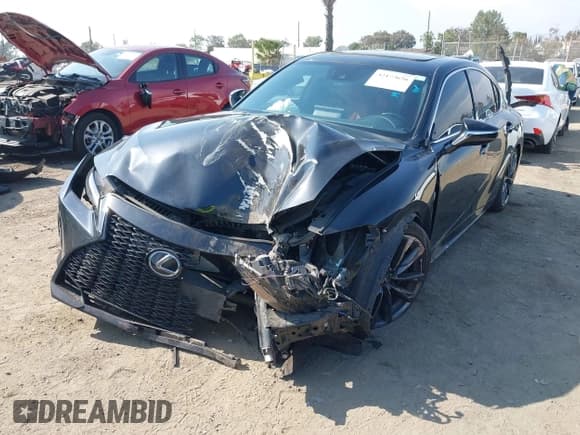 ✅ 2022 Lexus IS 350 F Sport • VIN: JTHGZ1B24N5052989 • Lot: 42173656. Listed on IAAI with 41,488 mi. Free auction sales archive from the USA and detailed vehicle history report at DreamBid. Image 2.
