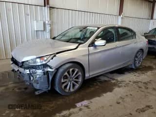 2014 Honda Accord Sport z VIN 1HGCR2F57EA146691, wystawiony jako Copart lot #85314965 z przebiegiem 137 706 mil mil oraz Szkoda całkowita • Salvage title. Historia ofert i sprzedaży dostępna na DreamBid. Obrazek 1.