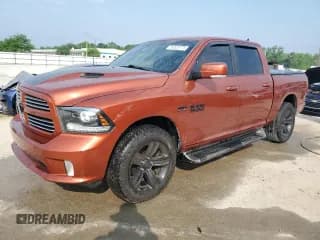 ✅ 2017 Ram 1500 Sport • VIN: 1C6RR7MT8HS713410 • Lot: 59323775. Listed on Copart with 111,086 mi. Free auction sales archive from the USA and detailed vehicle history report at DreamBid. Image 1.