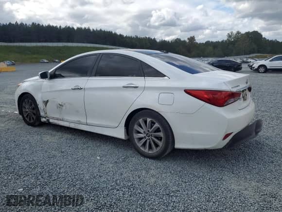2014 Hyundai Sonata Limited with VIN 5NPEC4AC0EH941441, listed as a Copart auction lot 82240975 with 190,854 mi miles and Salvage title. Bid and sale history available at DreamBid. Image 2.
