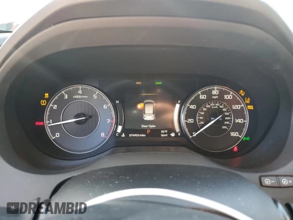 ✅ 2020 Acura RDX Technology • VIN: 5J8TC2H57LL028009 • Lot: 85570455. Wystawiony na Copart z przebiegiem 74 903 mil. Bezpłatny archiwum sprzedaży aukcyjnych z USA i szczegółowy raport historii pojazdu na DreamBid. Zdjęcie 9.