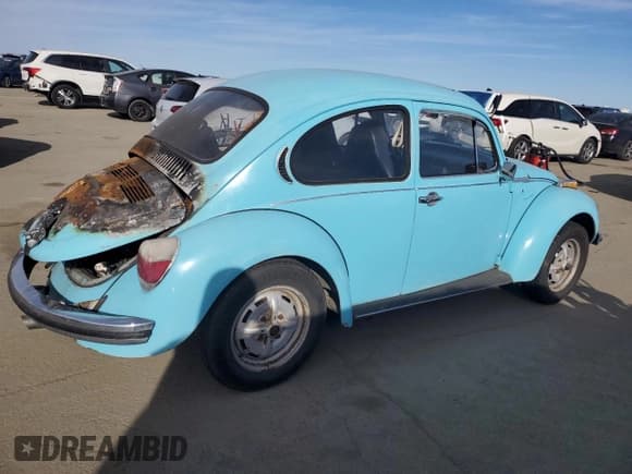 ✅ 1973 Volkswagen Beetle • VIN: 1332178415 • Lot: 41558625. Listed on Copart with 16,505 mi. Free auction sales archive from the USA and detailed vehicle history report at DreamBid. Image 3.