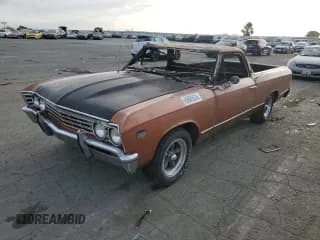 ✅ 1967 Chevrolet El Camino • VIN: 136807Z160386 • Лот: 66609224. Опубликован ранее на Copart с пробегом Не указан. Бесплатный доступ к архиву аукционных продаж из США и подробный отчёт об истории автомобиля на DreamBid. Изображение 1.