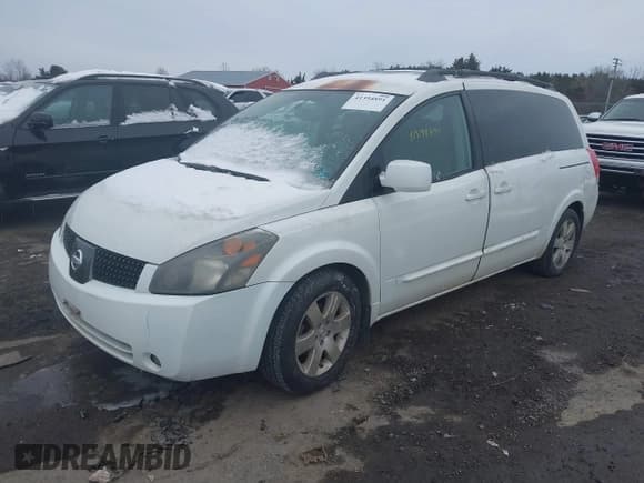 ✅ 2004 Nissan Quest SL • VIN: 5N1BV28UX4N350057 • Lot: 41394891. Listed on IAAI with Not provided. Free auction sales archive from the USA and detailed vehicle history report at DreamBid. Image 2.