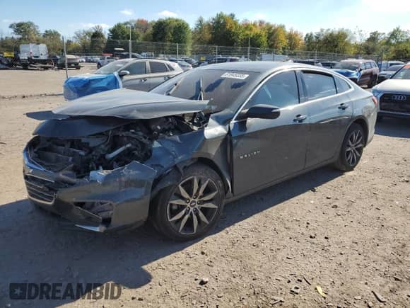 2017 Chevrolet Malibu LT с VIN 1G1ZE5ST7HF184352, выставлен на аукционе Copart как лот 81945335 с пробегом Не указан миль и Списание • Salvage title. История ставок и продаж доступна на DreamBid. Изображение 1.
