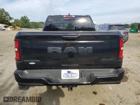 ✅ 2025 Ram 1500 Big Horn • VIN: 1C6RRFFG7SN637923 • Lot: 80525545. Listed on Copart with 5,966 mi. Free auction sales archive from the USA and detailed vehicle history report at DreamBid. Image 6.