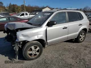 2005 Hyundai Tucson GL z VIN KM8JM12B95U067091, wystawiony jako Copart lot #79297524 z przebiegiem Nie podano mil oraz Szkoda całkowita • Salvage title. Historia ofert i sprzedaży dostępna na DreamBid. Obrazek 1.