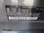 ✅ 2023 Subaru Legacy Premium • VIN: 4S3BWAF62P3002219 • Lot: 43355089. Listed on IAAI with 25,410 mi. Free auction sales archive from the USA and detailed vehicle history report at DreamBid. Image 9.