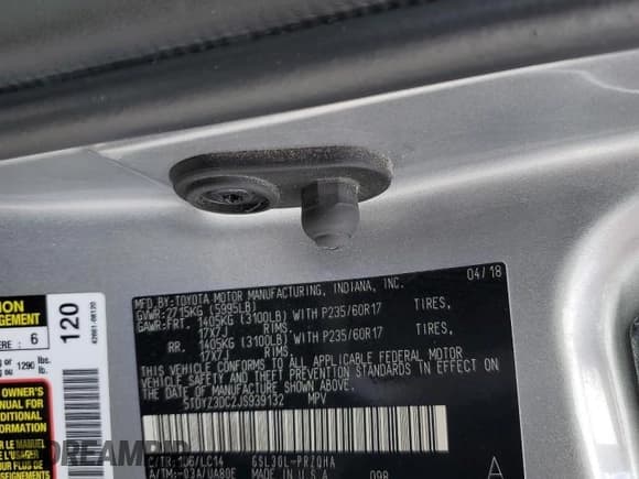 ✅ 2018 Toyota Sienna XLE Auto Access Seat • VIN: 5TDYZ3DC2JS939132 • Lot: 81111245. Listed on Copart with 102,220 mi. Free auction sales archive from the USA and detailed vehicle history report at DreamBid. Image 13.