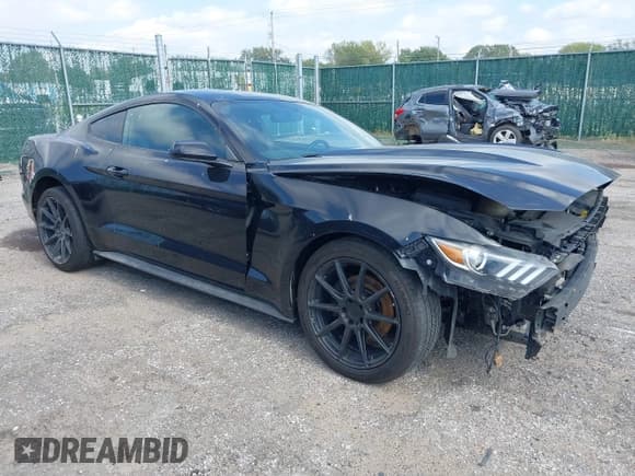 ✅ 2016 Ford Mustang V6 • VIN: 1FA6P8AM7G5273624 • Lot: 43361053. Listed on IAAI with 98,205 mi. Free auction sales archive from the USA and detailed vehicle history report at DreamBid. Image 1.