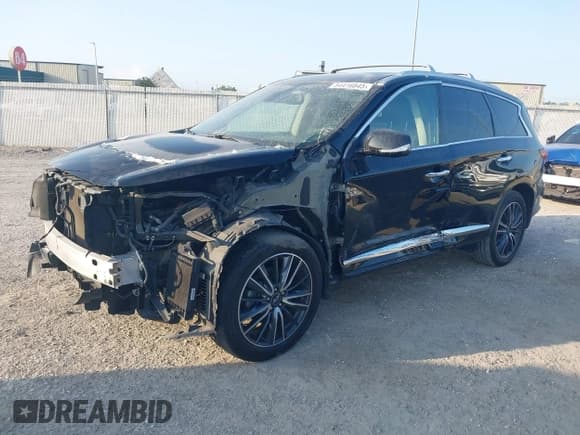 ✅ 2020 Infiniti QX60 Signature Edition • VIN: 5N1DL0MM0LC521823 • Lot: 42216632. Listed on IAAI with 126,193 mi. Free auction sales archive from the USA and detailed vehicle history report at DreamBid. Image 2.