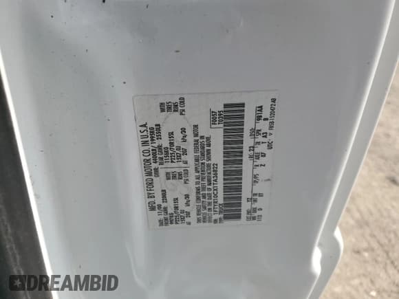 ✅ 2001 Ford Ranger XL • VIN: 1FTYR10CX1TA36822 • Lot: 67223155. Listed on Copart with 145,434 mi. Free auction sales archive from the USA and detailed vehicle history report at DreamBid. Image 12.