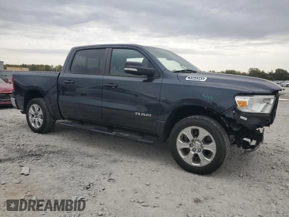 ✅ 2021 Ram 1500 Big Horn • VIN: 1C6RRFFG2MN605657 • Lot: 89849765. Listed on Copart with 67,044 mi. Free auction sales archive from the USA and detailed vehicle history report at DreamBid. Image 4.