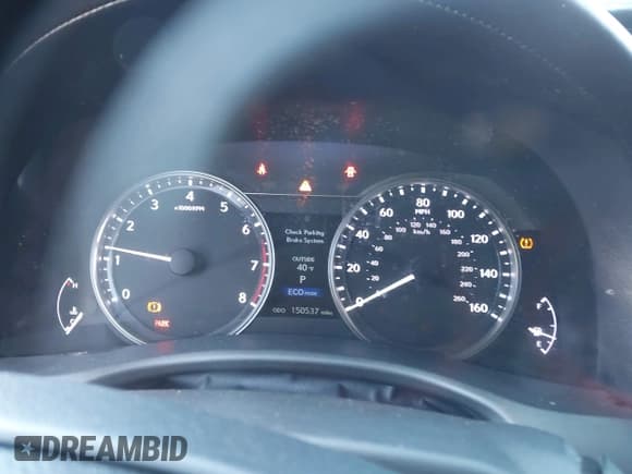 ✅ 2013 Lexus GS 350 • VIN: JTHBE1BL2D5003822 • Lot: 41801692. Listed on IAAI with 151,304 mi. Free auction sales archive from the USA and detailed vehicle history report at DreamBid. Image 7.