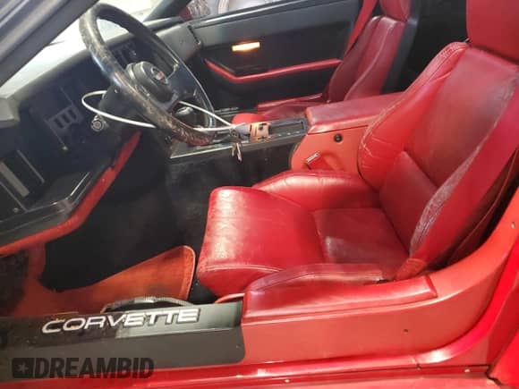 1986 Chevrolet Corvette with VIN 1G1YY0780G5118238, listed as a Copart auction lot 44241245 with 92,333 mi miles and Salvage title. Bid and sale history available at DreamBid. Image 7.