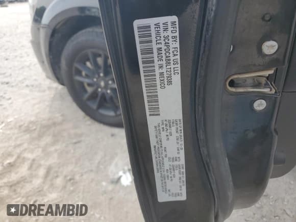 ✅ 2020 Dodge Journey SE Value • VIN: 3C4PDCAB8LT279385 • Lot: 80655415. Wystawiony na Copart z przebiegiem 140 355 mil. Bezpłatny archiwum sprzedaży aukcyjnych z USA i szczegółowy raport historii pojazdu na DreamBid. Zdjęcie 12.