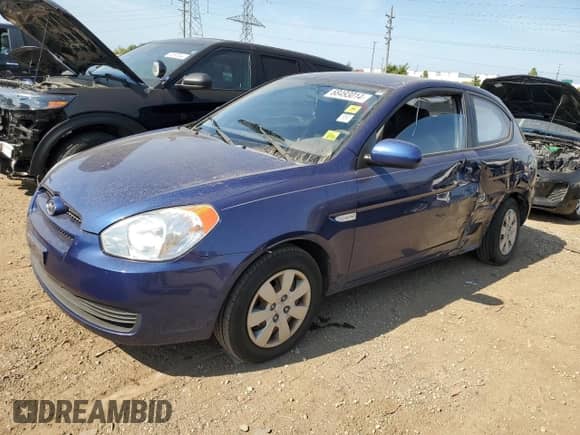2010 Hyundai Accent GS with VIN KMHCM3AC9AU156748, listed as a Copart auction lot 68493014 with 124,228 mi miles and Salvage title. Bid and sale history available at DreamBid. Image 1.