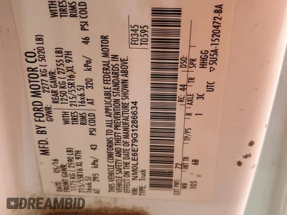 ✅ 2016 Ford Transit Connect XL • VIN: NM0LE6E79G1286634 • Лот: 71555055. Опубликован ранее на Copart с пробегом 187 245 миль. Бесплатный доступ к архиву аукционных продаж из США и подробный отчёт об истории автомобиля на DreamBid. Изображение 13.