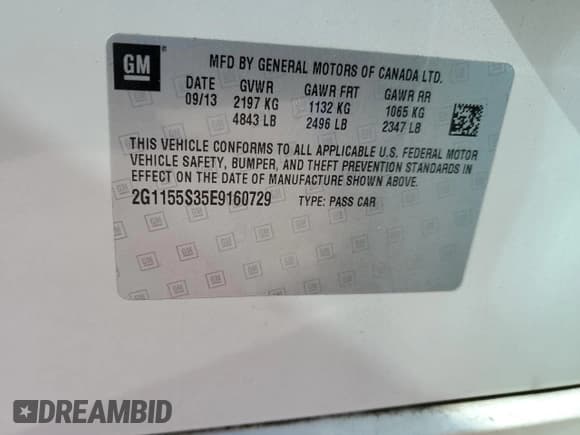 ✅ 2014 Chevrolet Impala LTZ • VIN: 2G1155S35E9160729 • Лот: 76231024. Опубликован ранее на Copart с пробегом 360 287 миль. Бесплатный доступ к архиву аукционных продаж из США и подробный отчёт об истории автомобиля на DreamBid. Изображение 12.