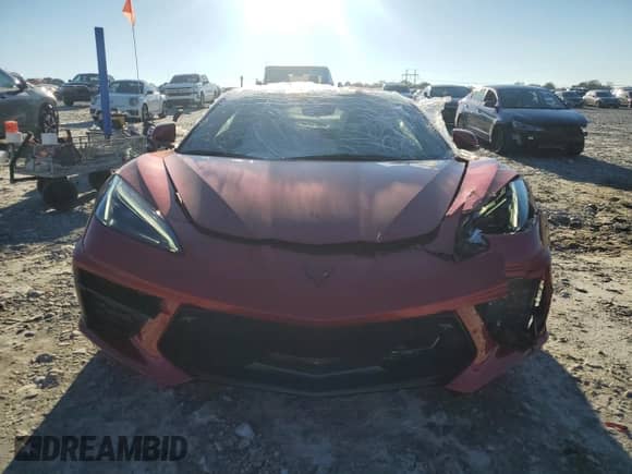 2025 Chevrolet Corvette 2LT with VIN 1G1YB2D49S5106032, listed as a Copart auction lot 90788015 with 5,267 mi miles and Salvage title. Bid and sale history available at DreamBid. Image 5.