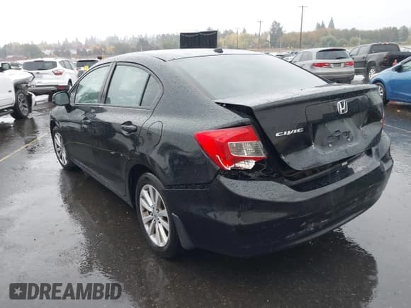 ✅ 2012 Honda Civic EX-L • VIN: 2HGFB2F92CH513922 • Lot: 43531292. Listed on IAAI with 197,427 mi. Free auction sales archive from the USA and detailed vehicle history report at DreamBid. Image 3.