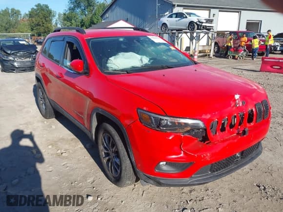 ✅ 2021 Jeep Cherokee 80th Anniversary • VIN: 1C4PJMMXXMD158435 • Lot: 43060196. Listed on IAAI with 89,043 mi. Free auction sales archive from the USA and detailed vehicle history report at DreamBid. Image 1.