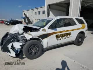 2024 Dodge Durango Pursuit with VIN 1C4SDJFT8RC198181, listed as a Copart auction lot 84646495 with 5,926 mi miles and Salvage title. Bid and sale history available at DreamBid. Image 1.